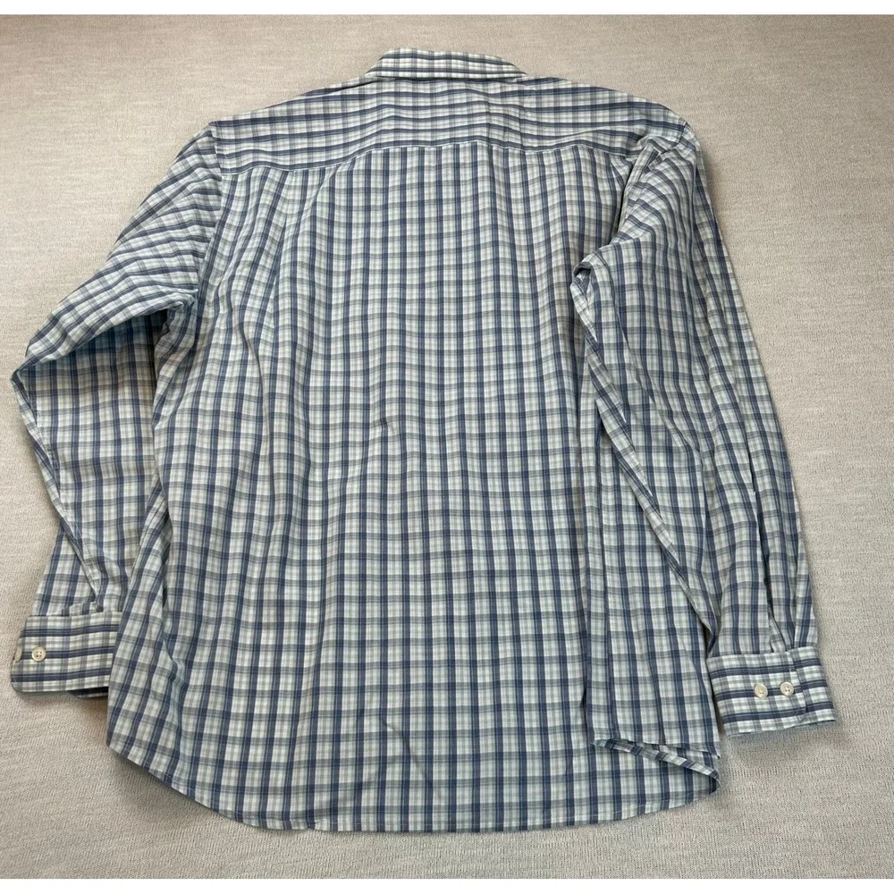 Jos A Bank Traditional Fit Plaid Long Sleeve Button Down Shirt Mens Large - L‎